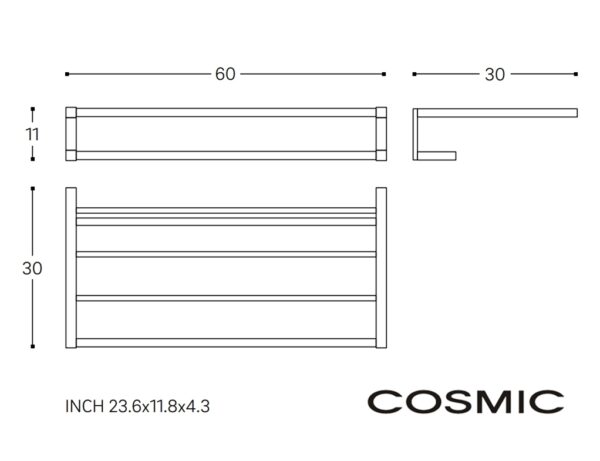 COSMIC METRIC ESTANTE TOALLERO - Imagen 4