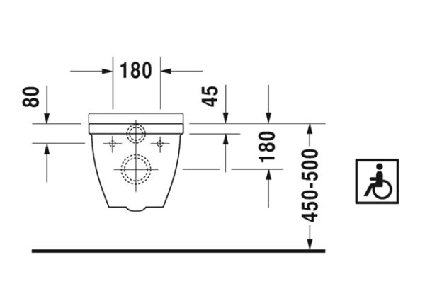 INODORO SUSPENDIDO STARCK-3 VITAL DURAVIT