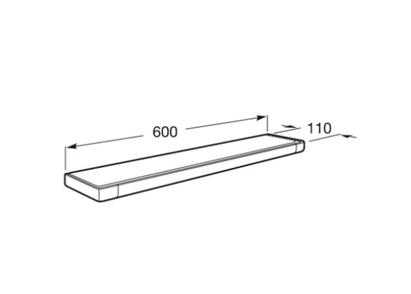 REPISA 60cm TEMPO ROCA