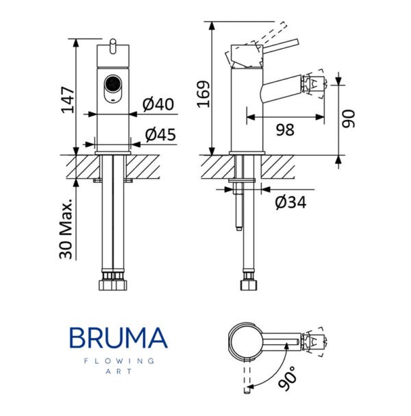 BRUMA LUSITANO MONOMANDO BIDE - Imagen 2